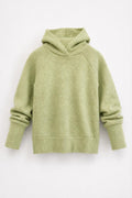 Kaschmir Kinder Hoodie Grün