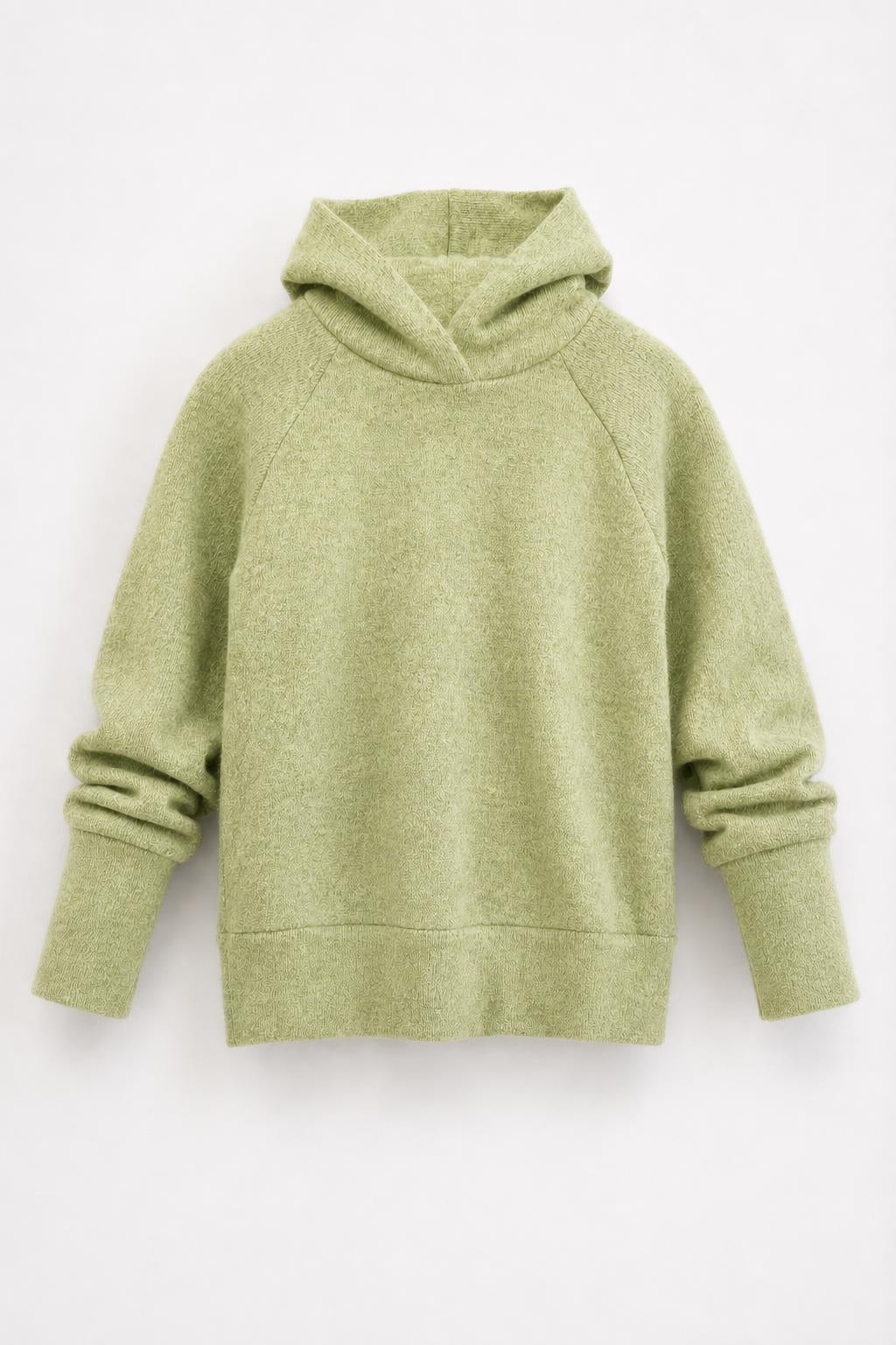 Kaschmir Kinder Hoodie Grün