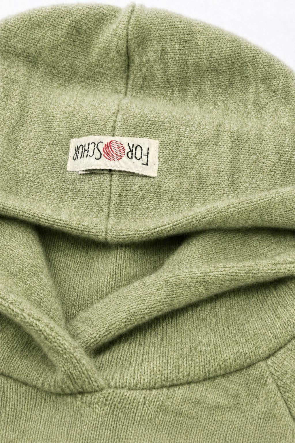 Kaschmir Kinder Hoodie Grün
