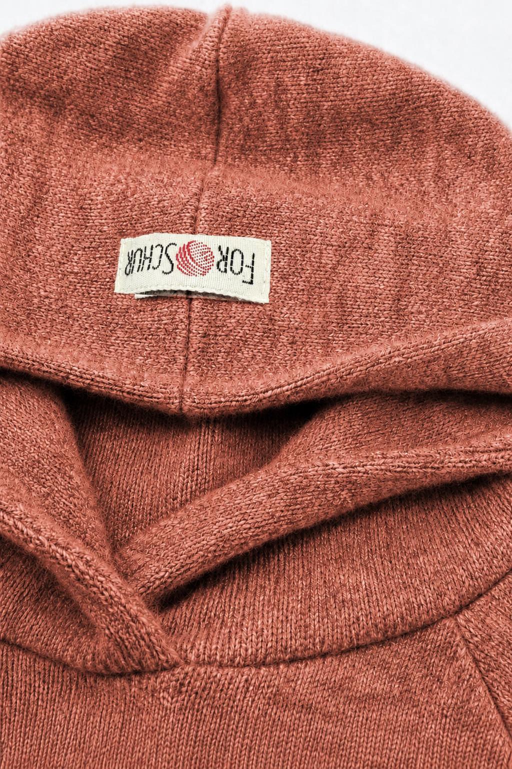 Kaschmir Kinder Hoodie Orange