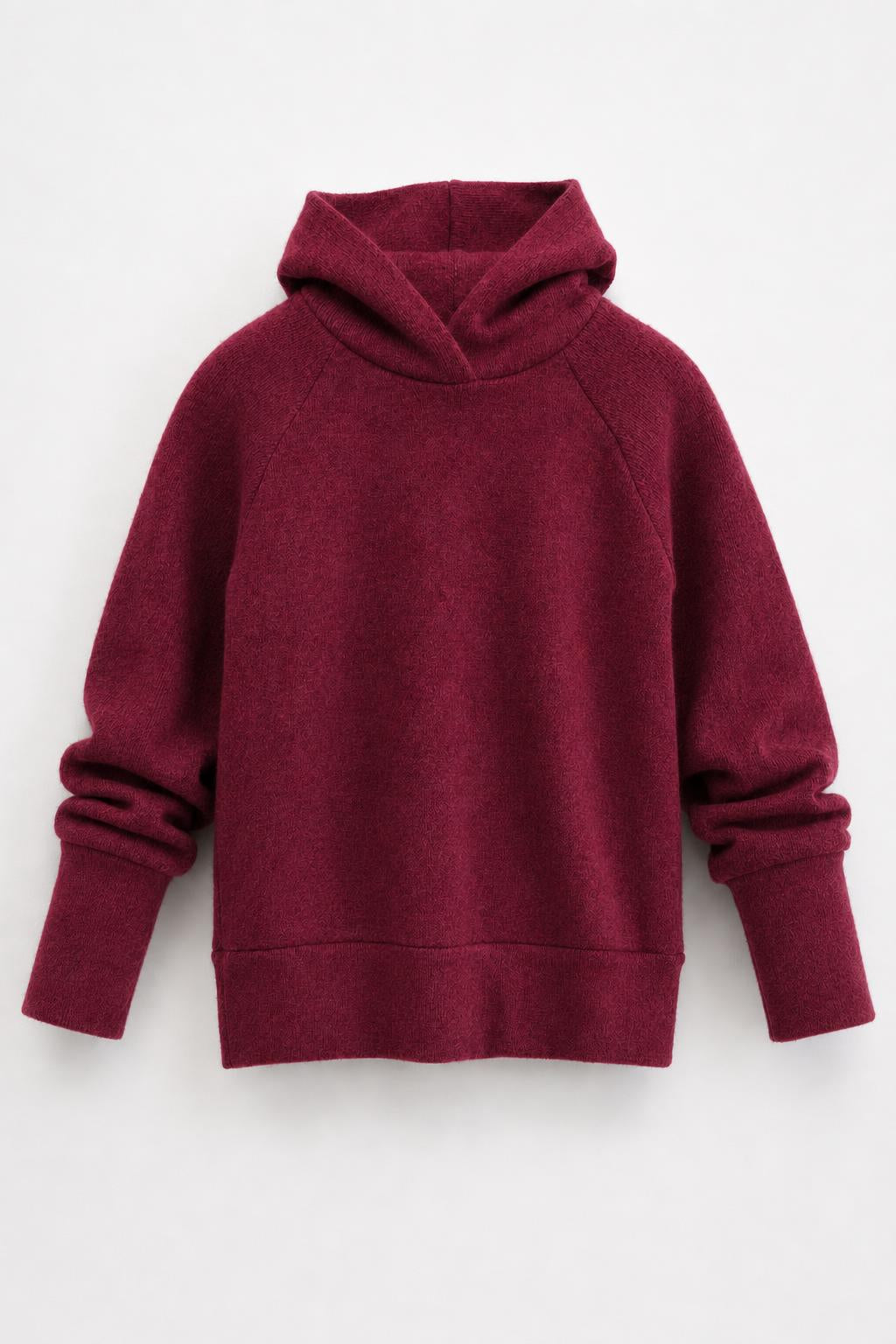Kaschmir Kinder Hoodie Rot