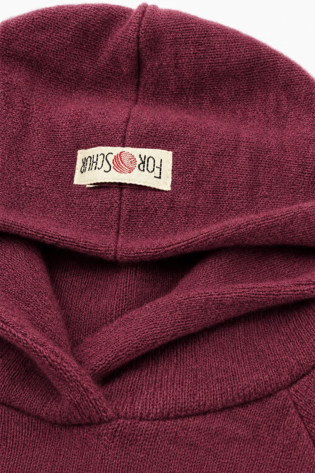 Kaschmir Kinder Hoodie Rot