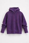Kaschmir Kinder Hoodie Lila