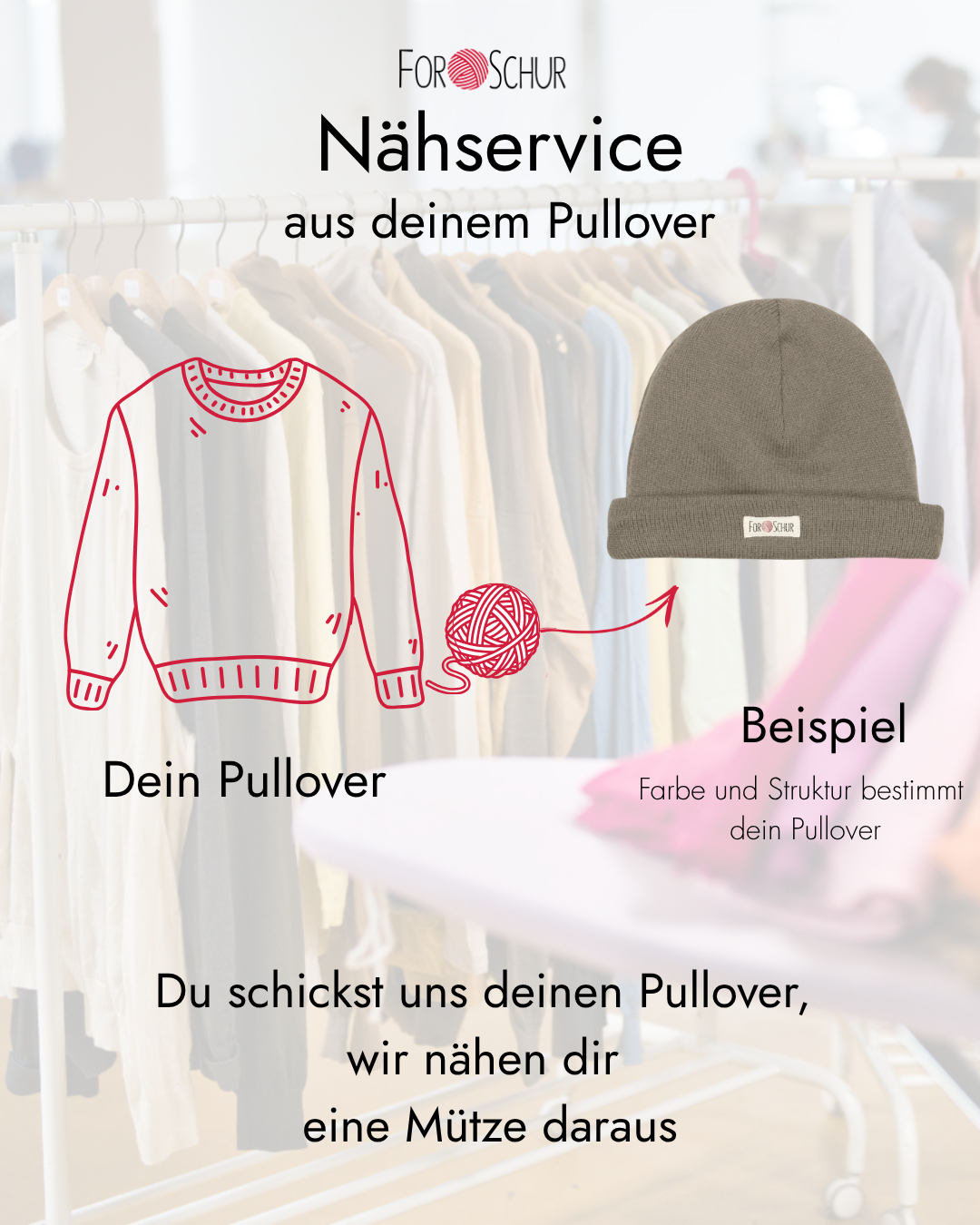 Nähservice: Mütze