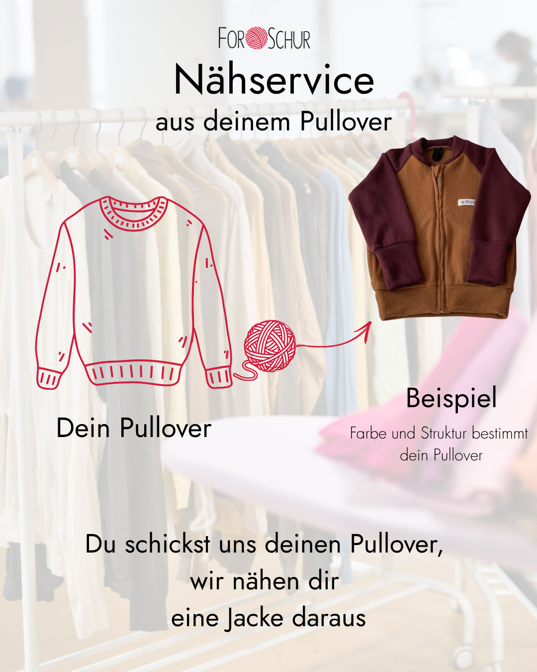 Nähservice: Jacke