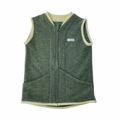Wollfleece Weste Grün 134/140
