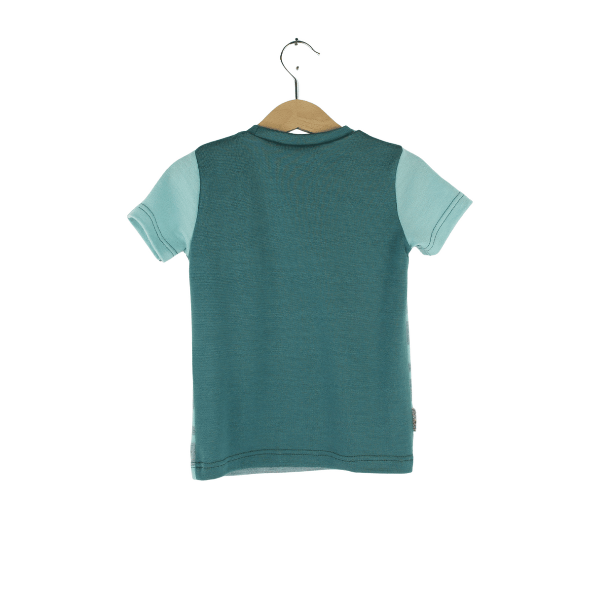 Sonderedition: Upcycling Merino T-Shirt mit der Falte Blau - ForSchur