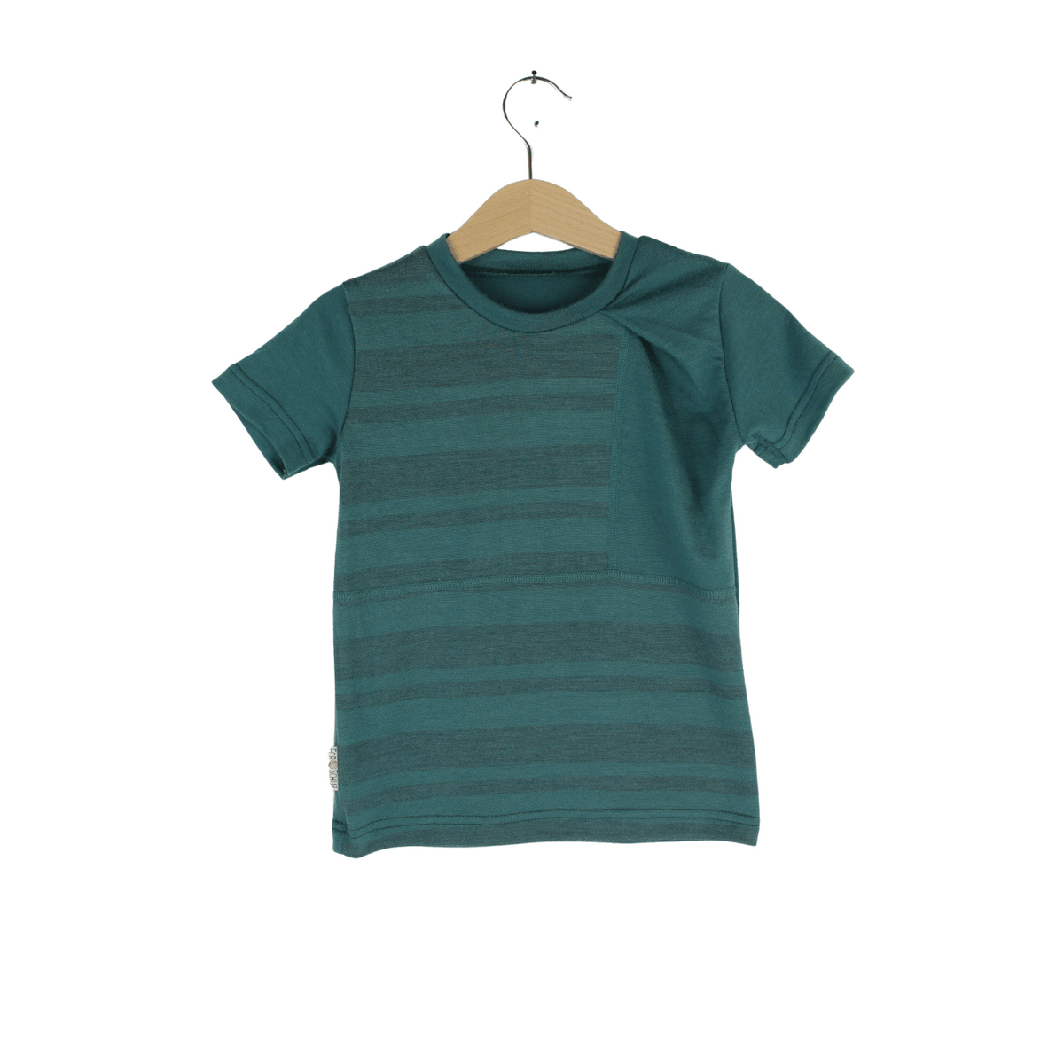 Sonderedition: Upcycling Merino T-Shirt mit der Falte Grün - ForSchur