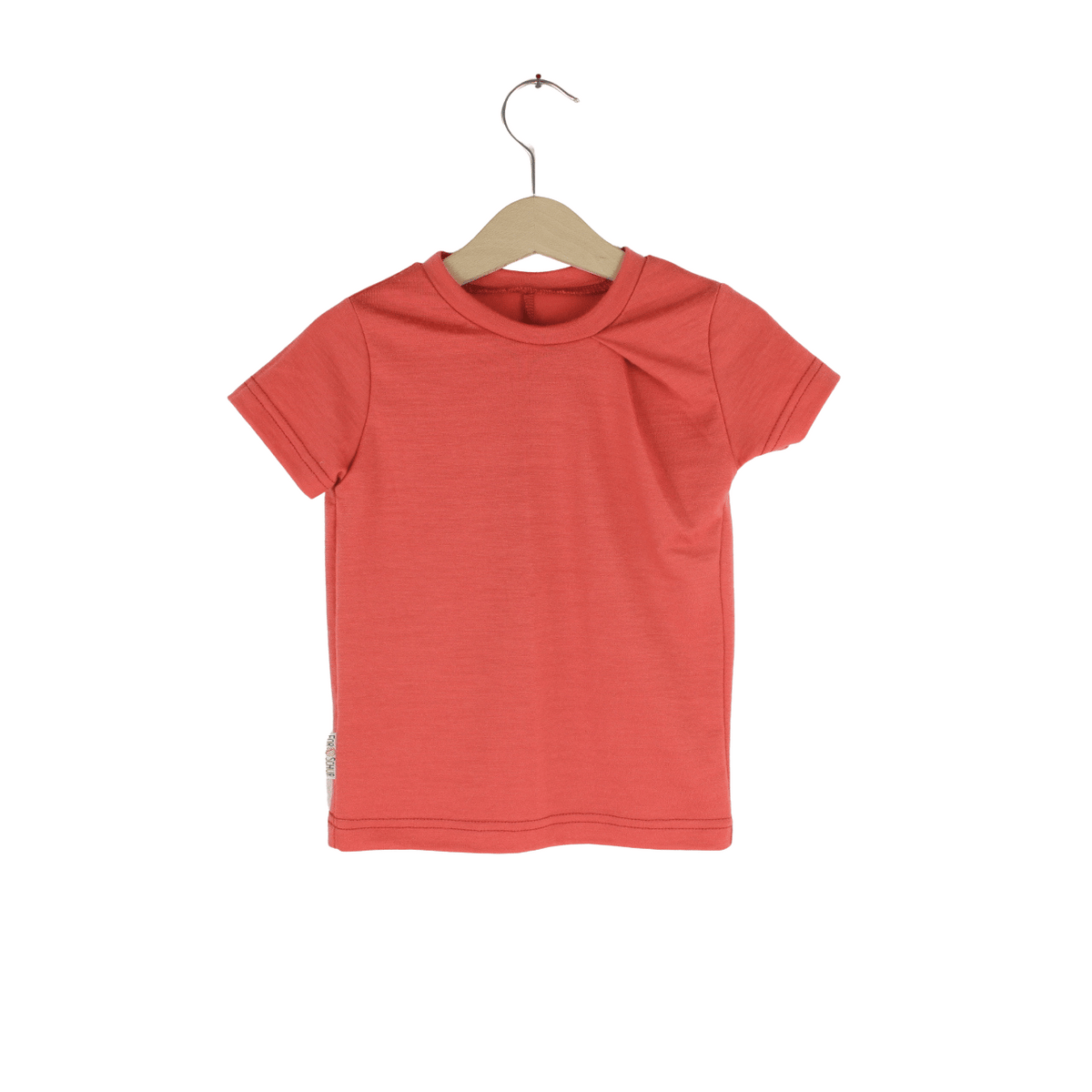 Sonderedition: Upcycling Merino T-Shirt mit der Falte Orange - ForSchur