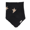 Upcycling Kaschmirhalstuch Schwarz Braun - ForSchur