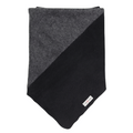 Upcycling Kaschmirhalstuch Schwarz Grau - ForSchur