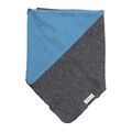 Upcycling Kaschmirhalstuch Grau Blau - ForSchur