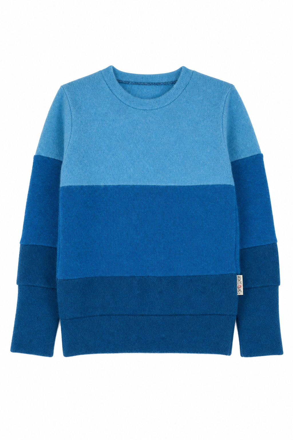 Kaschmir Kinder Ombré Pullover in bunten Farben, Größe 98/104, genäht in Berlin