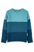 Kaschmir Kinder Ombré Pullover in bunten Farben, Größe 98/104, genäht in Berlin