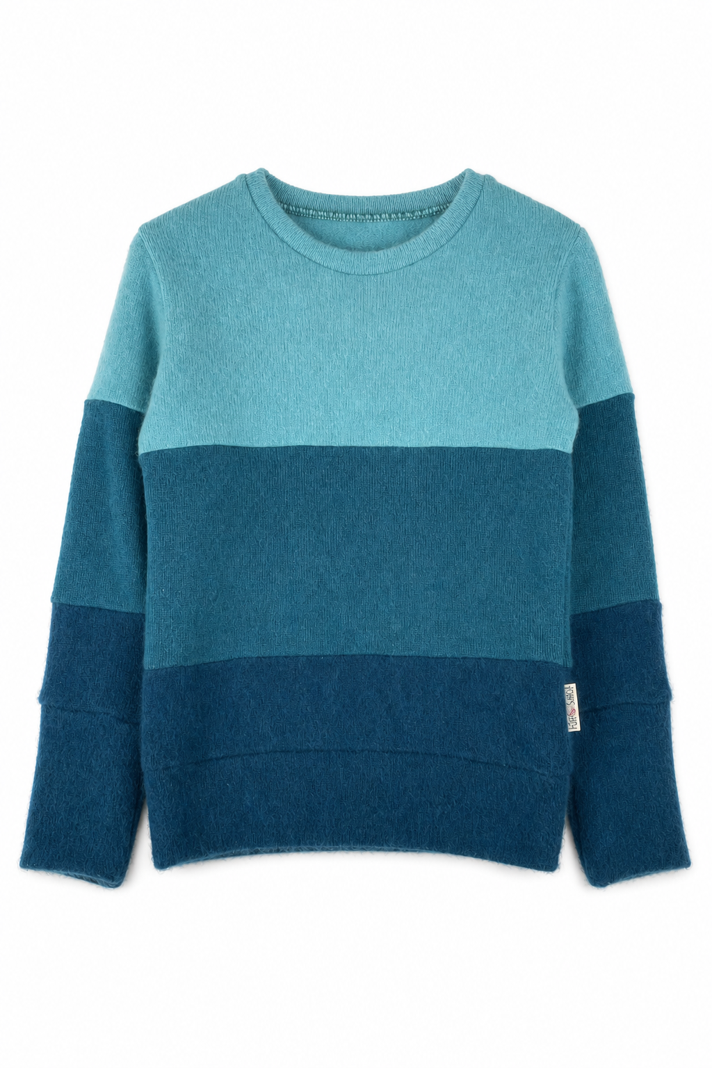 Kaschmir Kinder Ombré Pullover in bunten Farben, Größe 98/104, genäht in Berlin