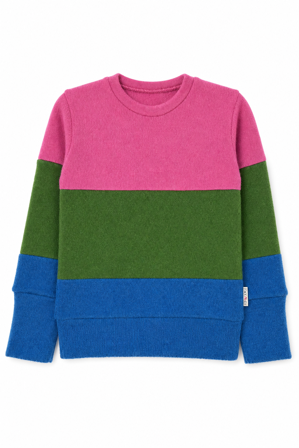 Kaschmir Kinder Ombré Pullover in bunten Farben, Größe 98/104, genäht in Berlin
