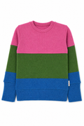 Kaschmir Kinder Ombré Pullover in bunten Farben, Größe 98/104, genäht in Berlin