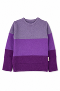 Kaschmir Kinder Ombré Pullover in bunten Farben, Größe 98/104, genäht in Berlin