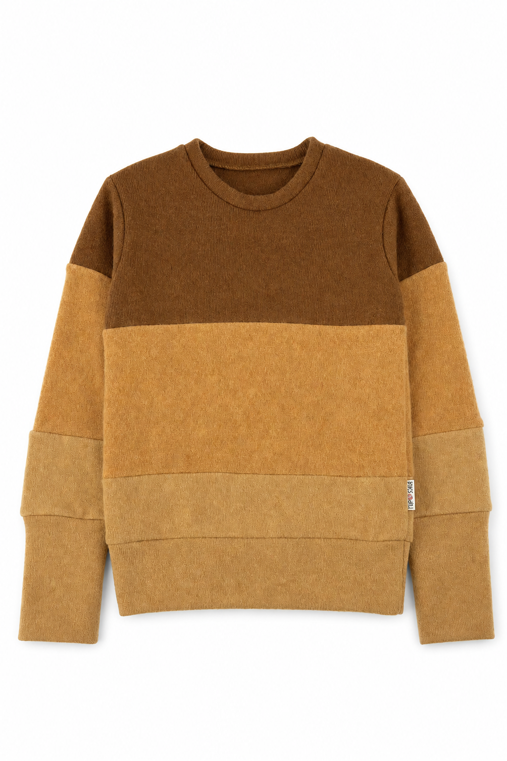 Kaschmir Kinder Ombré Pullover in bunten Farben, Größe 110/116, genäht in Berlin