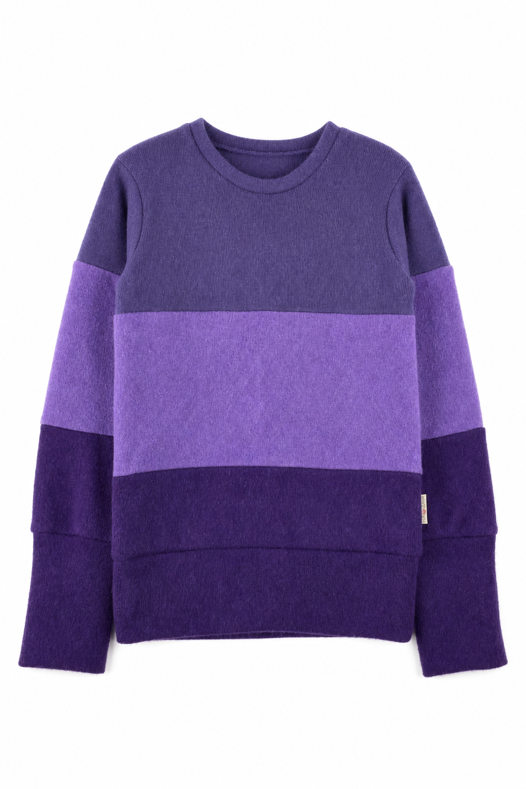 Kaschmir Kinder Ombré Pullover in bunten Farben, Größe 122/128, genäht in Berlin