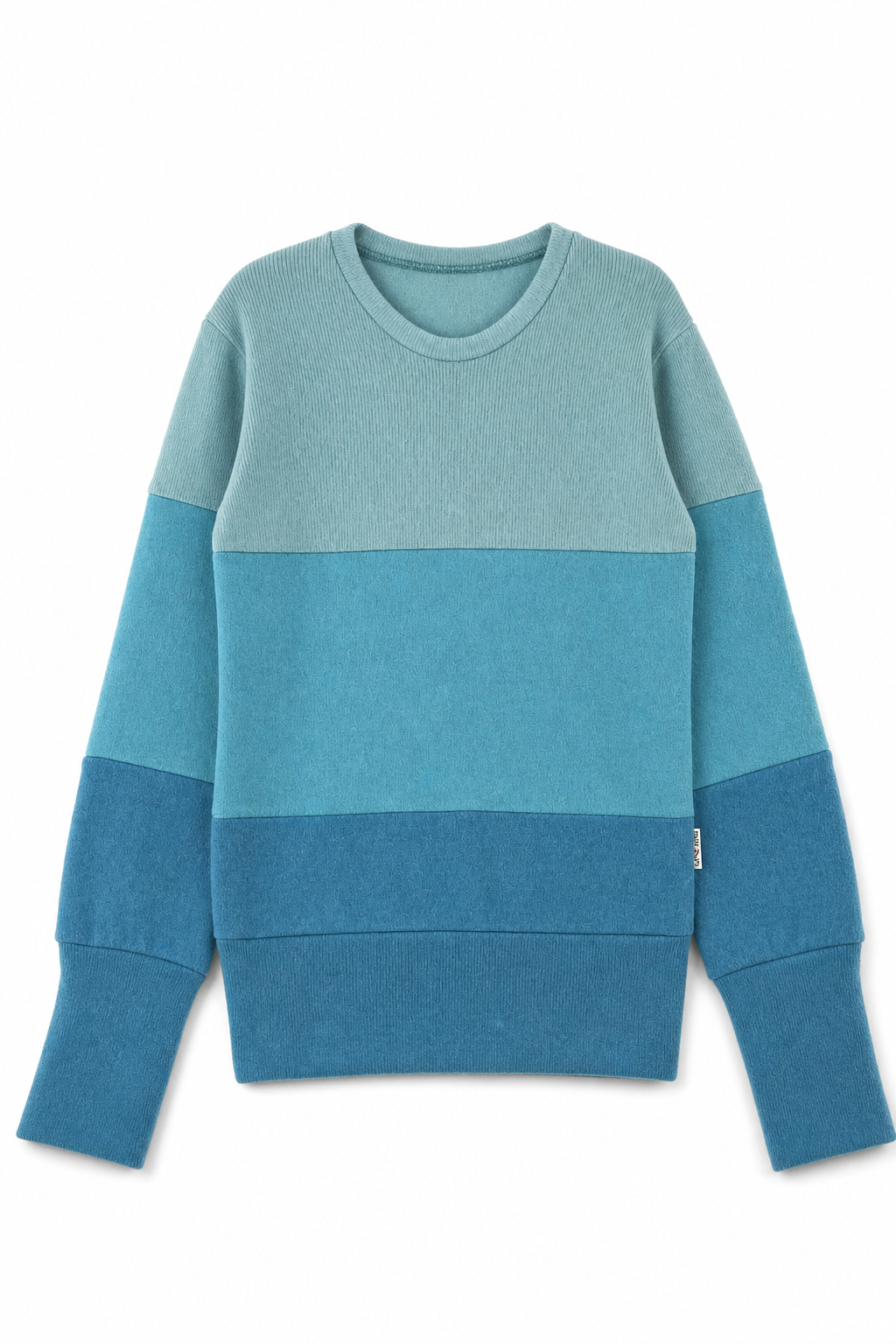 Kaschmir Kinder Ombré Pullover in bunten Farben, Größe 134/140, genäht in Berlin