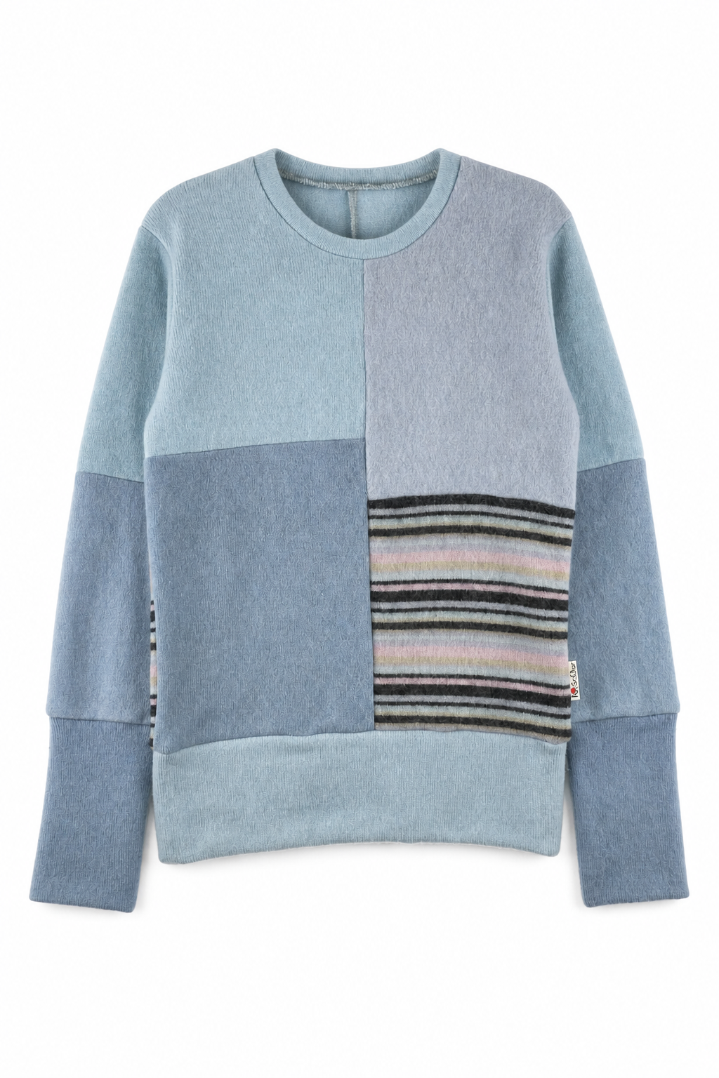 Kaschmir No Waste Pullover für Kinder in Größe 122/128, genäht in Berlin