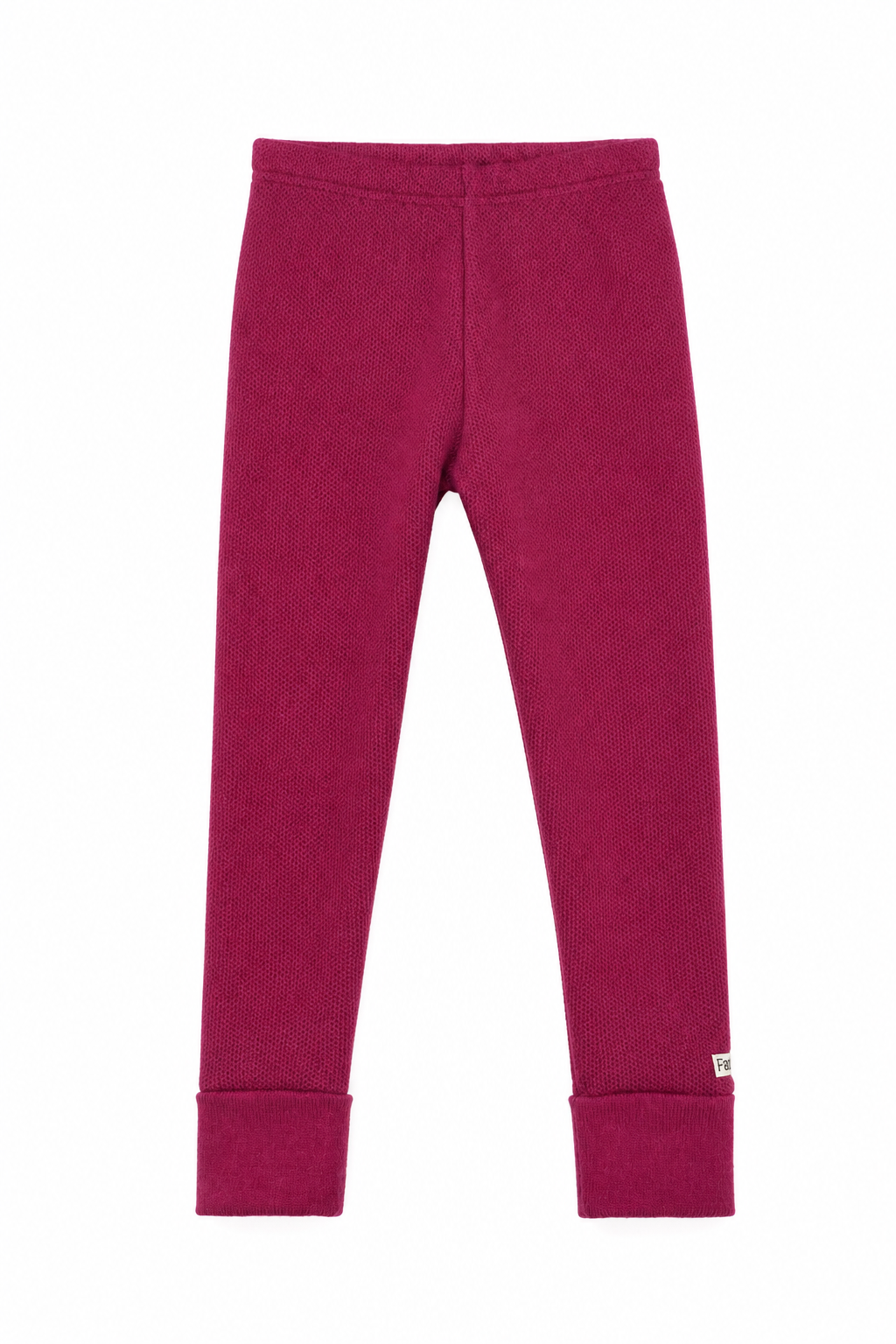 Kaschmir Kinder Schmale Hose in Rosa, Größe 98/104, genäht in Berlin