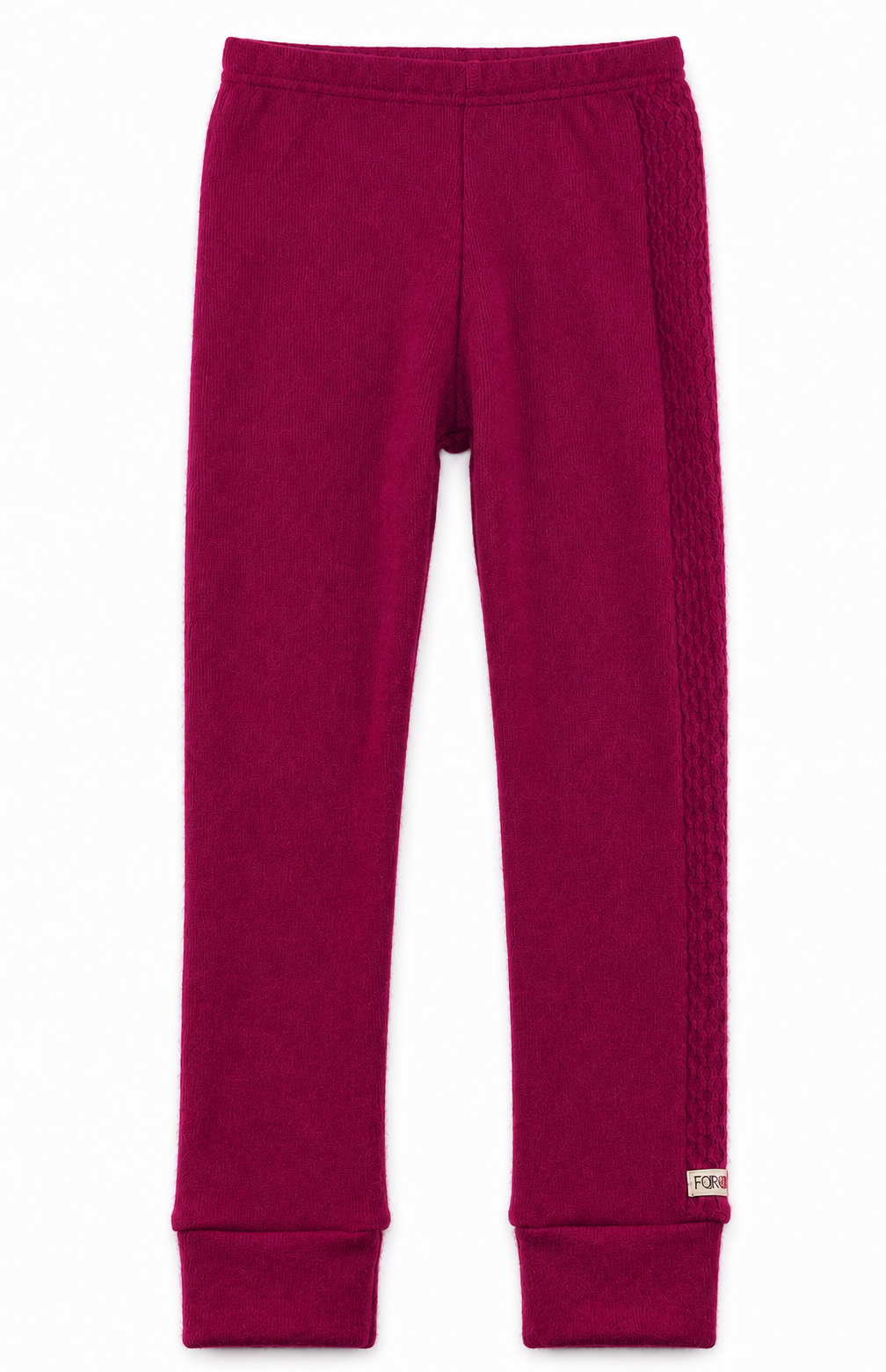 Kaschmir Kinder Schmale Hose in Rosa, Größe 110/116, genäht in Berlin