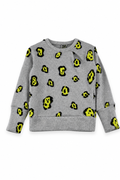 Kaschmir Kinder Pullover in Grau, Größe 98/104, genäht in Berlin