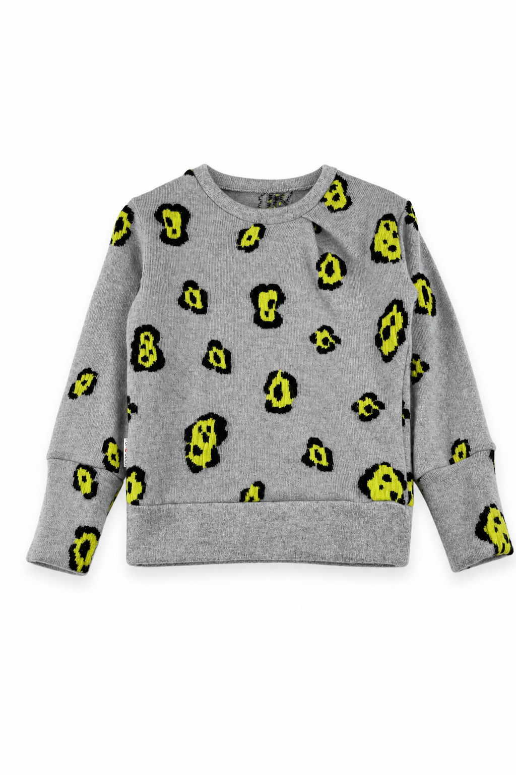 Kaschmir Kinder Pullover in Grau, Größe 98/104, genäht in Berlin