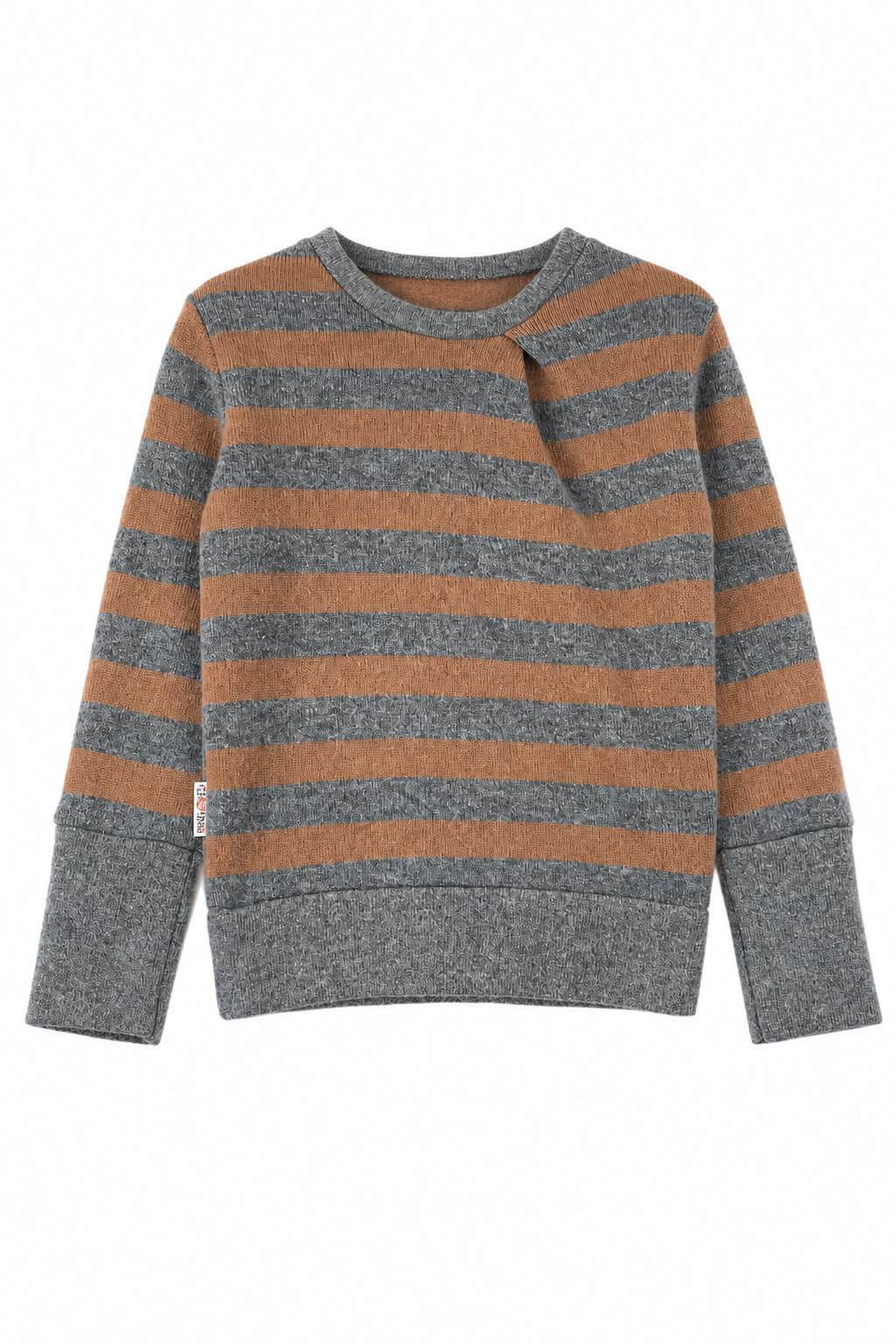 Kaschmir Kinder Pullover in Braun, Größe 98/104, genäht in Berlin