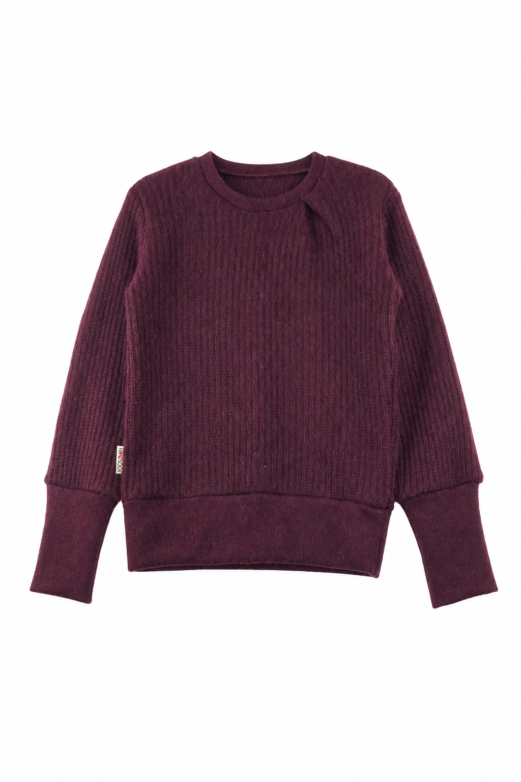 Kaschmir Kinder Pullover in Rot, Größe 110/116, genäht in Berlin