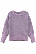 Kaschmir Kinder Pullover in Lila, Größe 110/116, genäht in Berlin