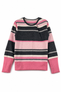 Kaschmir Kinder Pullover in Rosa, Größe 110/116, genäht in Berlin