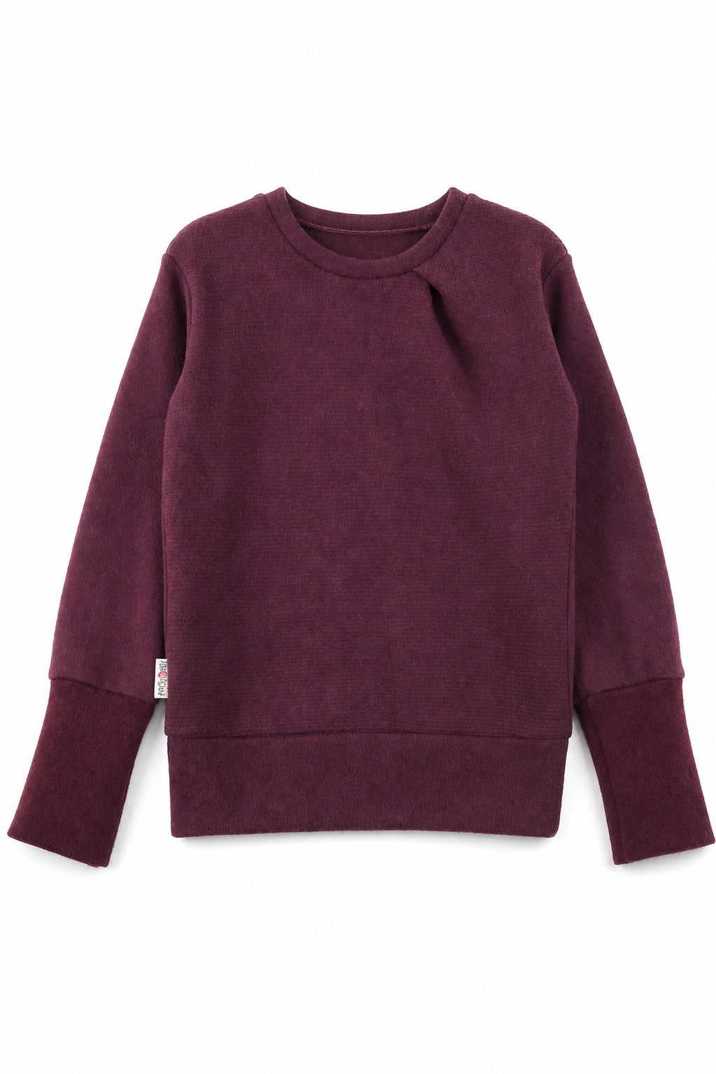 Kaschmir Kinder Pullover in Rot, Größe 110/116, genäht in Berlin