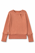 Kaschmir Kinder Pullover in Rosa, Größe 110/116, genäht in Berlin