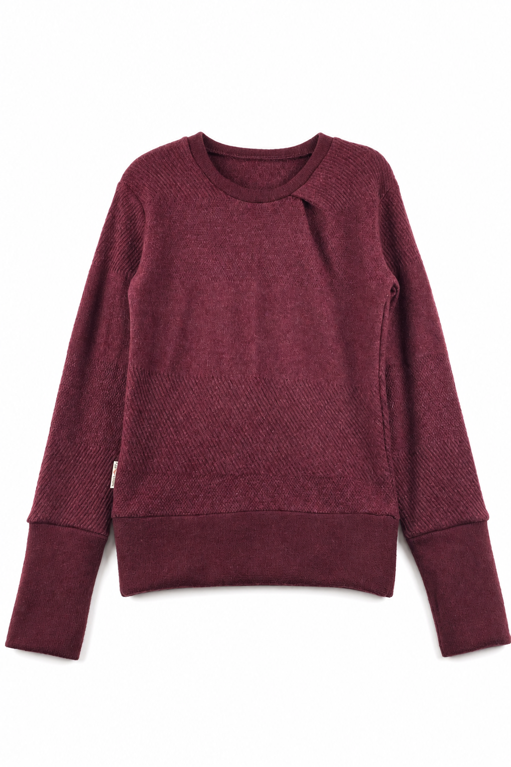 Kaschmir Kinder Pullover in Rot, Größe 122/128, genäht in Berlin