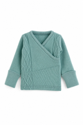 Kaschmir Baby Longsleeve in Blau, Größe 50/56, genäht in Berlin