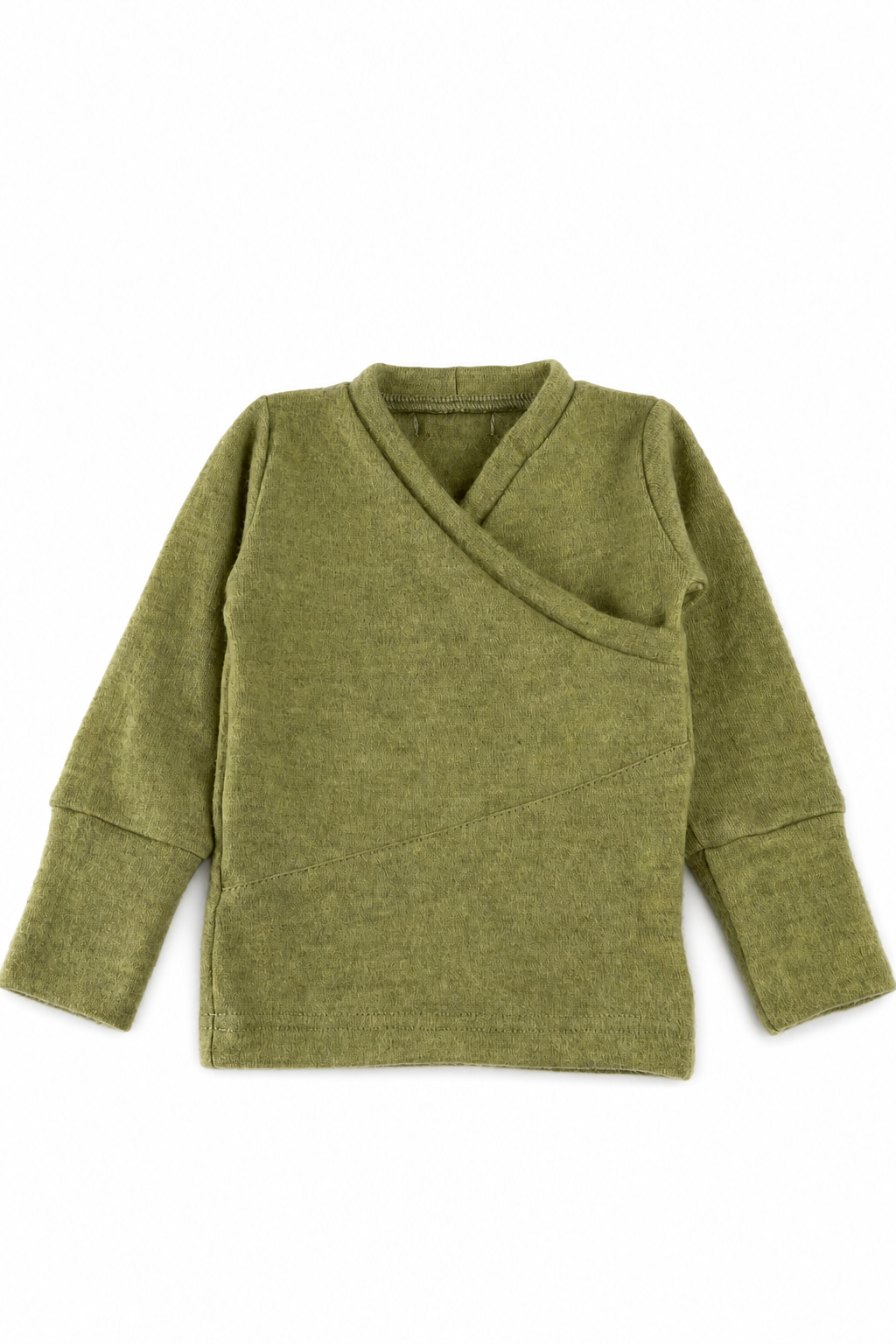 Kaschmir Baby Longsleeve in Gelb, Größe 62/68, genäht in Berlin