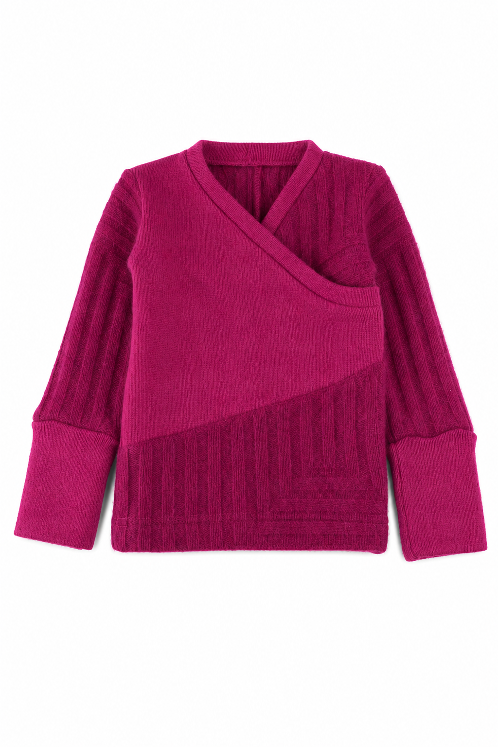 Kaschmir Baby Longsleeve in Rosa, Größe 62/68, genäht in Berlin