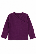 Kaschmir Baby Longsleeve in Lila, Größe 62/68, genäht in Berlin