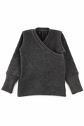Kaschmir Baby Longsleeve in Braun, Größe 74/80, genäht in Berlin