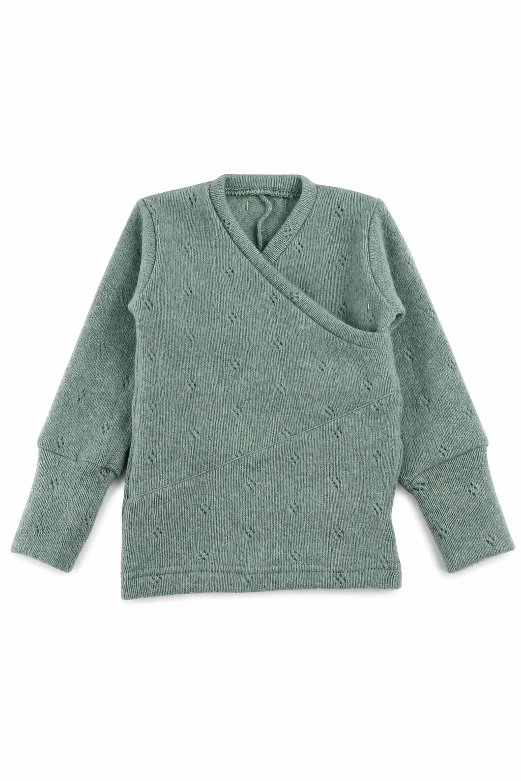Kaschmir Baby Longsleeve in Blau, Größe 74/80, genäht in Berlin