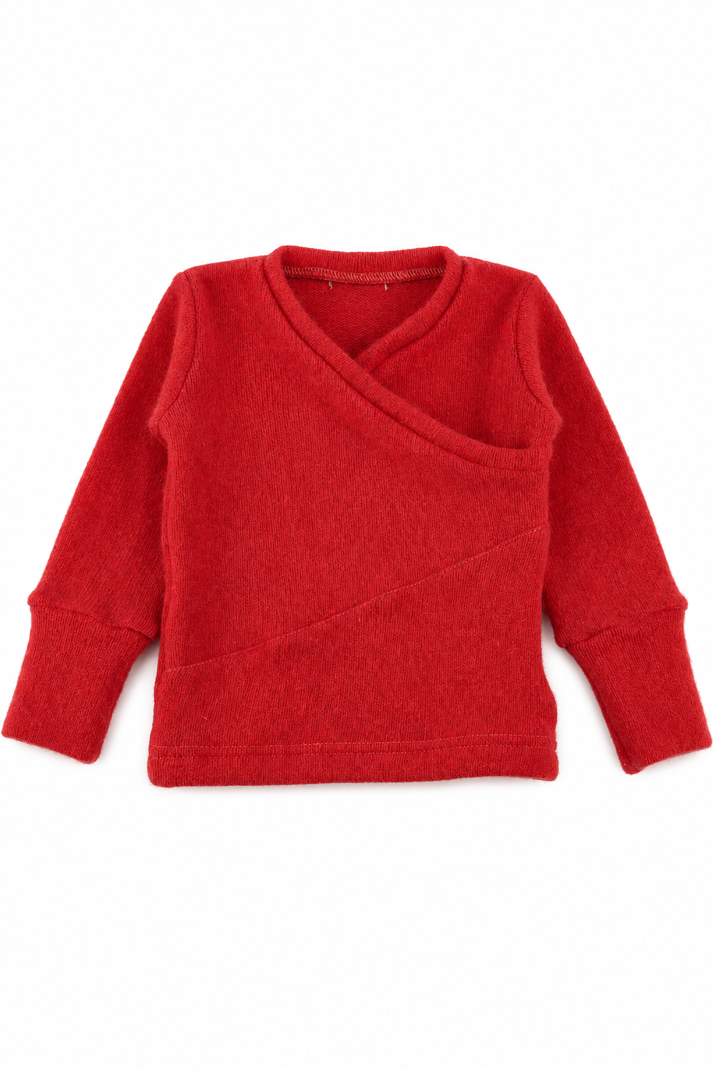 Kaschmir Baby Longsleeve in Rosa, Größe 74/80, genäht in Berlin