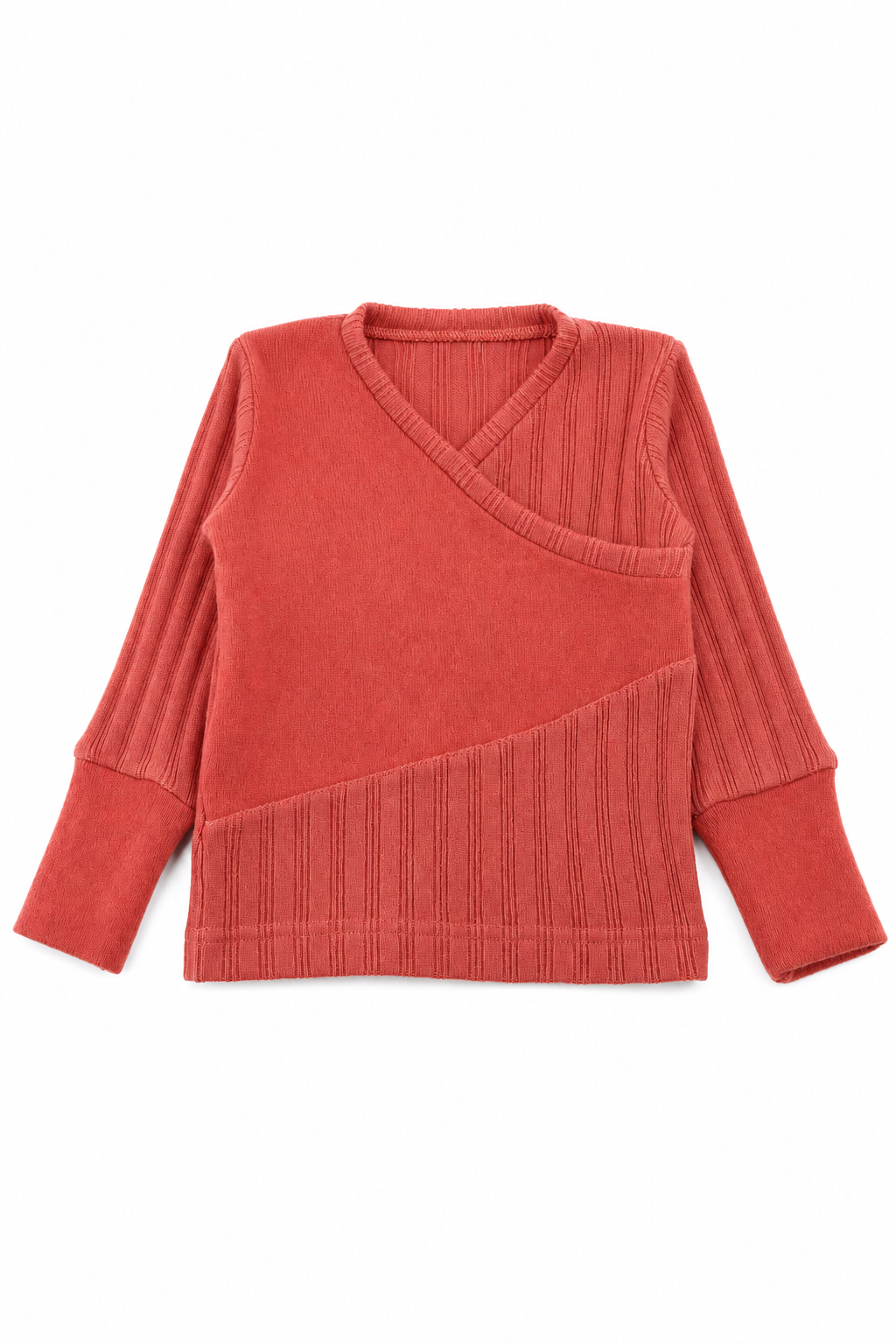 Kaschmir Baby Longsleeve in Rosa, Größe 74/80, genäht in Berlin