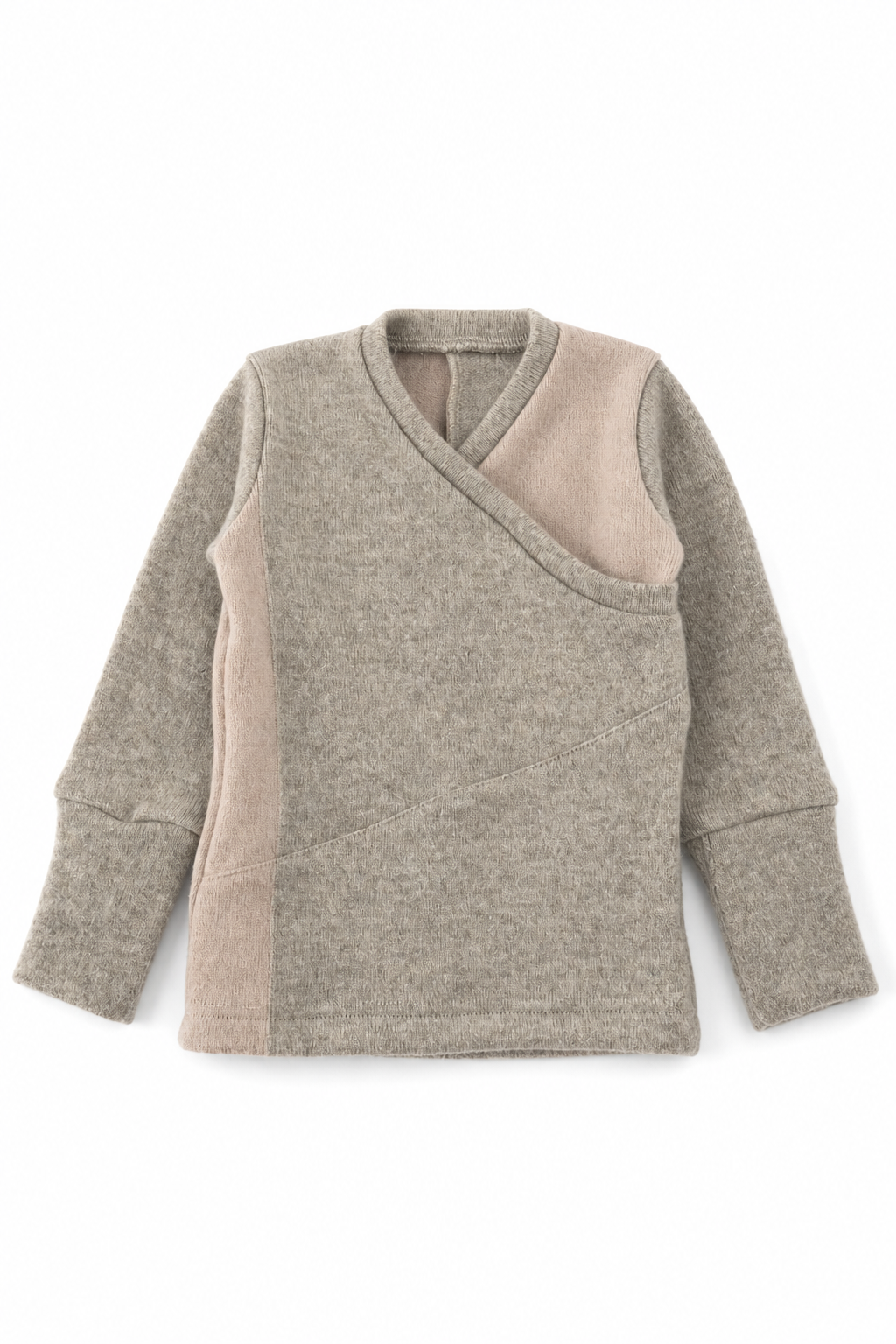 Kaschmir Baby Longsleeve in Rosa, Größe 74/80, genäht in Berlin