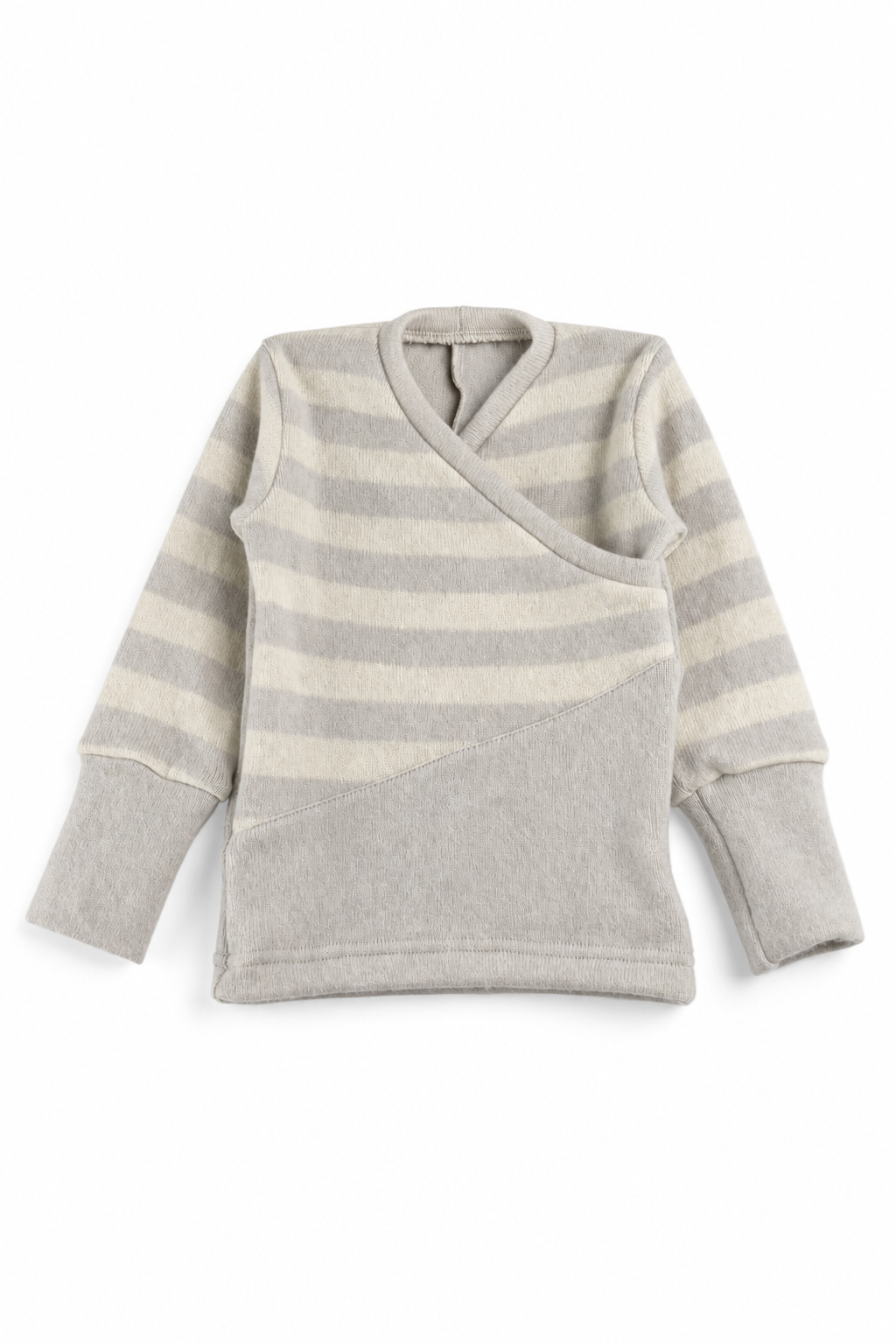 Kaschmir Baby Longsleeve in Blau, Größe 74/80, genäht in Berlin