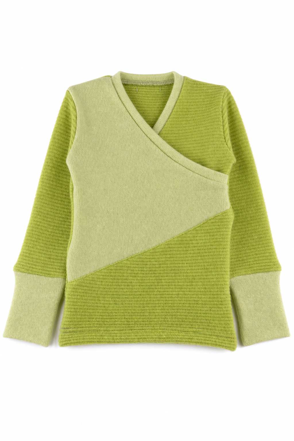 Kaschmir Baby Longsleeve in Gelb, Größe 86/92, genäht in Berlin