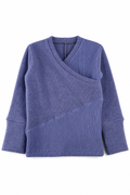 Kaschmir Baby Longsleeve in Lila, Größe 86/92, genäht in Berlin