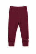 Schmale Babyhose aus Kaschmir in Rot, genäht in Berlin